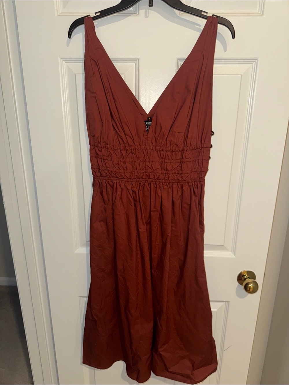 Steve Madden Rust Red Midi Dress